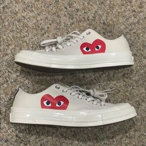 Comme Des Garçon Play Heart converse chuck 70 ox